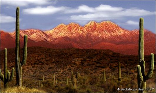 mountain scene backdrop