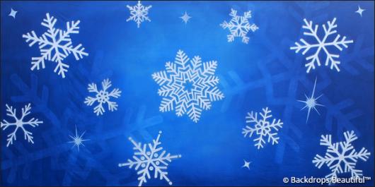 Backdrops: Snowflakes 7B